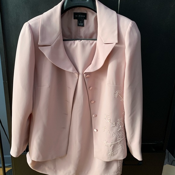 2pc dusty rose suit - Picture 2 of 7